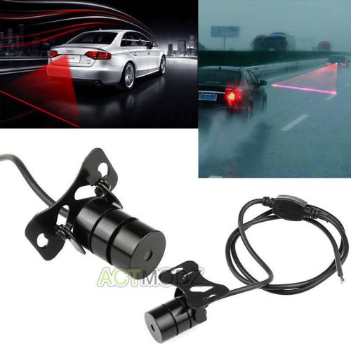 Car auto vehicle led laser fog light anti-collision taillight brake warning lamp