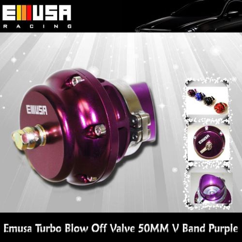 Emusa turbo blow off valve 50mm bov purple