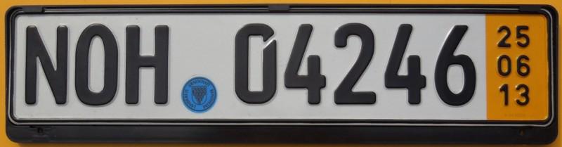 German license plate + bmw frame + seal 325i 328i 330i 335i 335d 3 series 318 m3