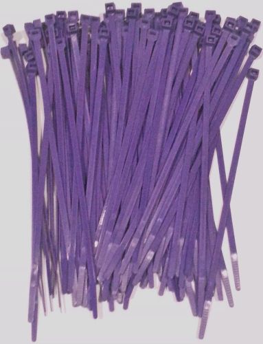 Hotwires split loom colored 14&#039; inch zip ties purple for auto &amp; rod 100 pcs