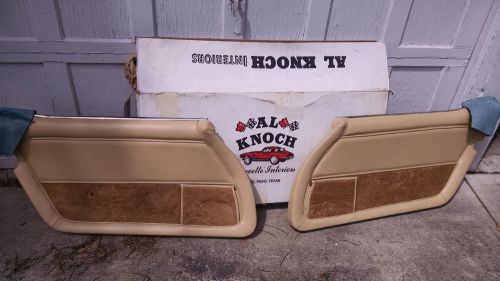 1978-1981 corvette door panels al knoch new doe skin brand new