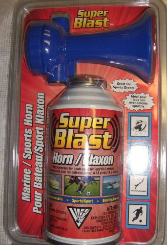 Boat marine safety sports hand held air horn large 8oz up to mile range  uscg