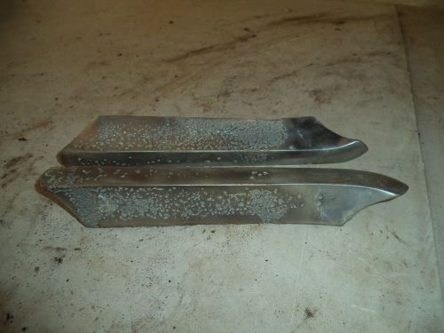 1959 59 ford galaxie 500 2 door sedan left and right trunk trim extentions