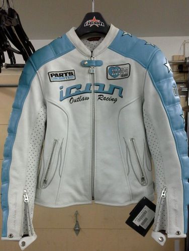 Icon womens jacket kitty white xl 2813-0026 new close out new old stock
