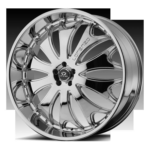 22" wheels rims lorenzo wl29 chrome ridgeline jimmy lr4