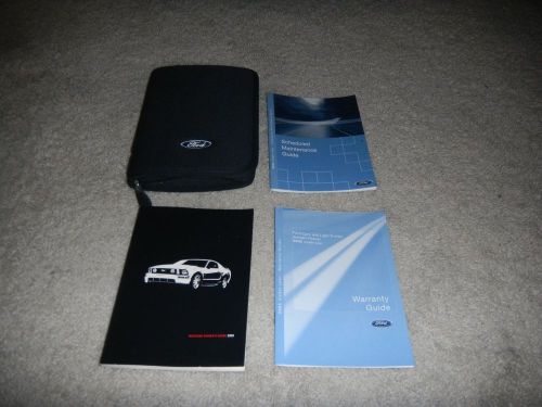 2005 ford mustang owners manual set + free shipping