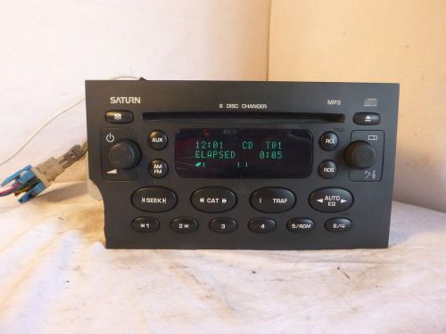 2004 2005 04 05 saturn vue ion factory radio 6 disc cd mp3 player 22727871 eb711