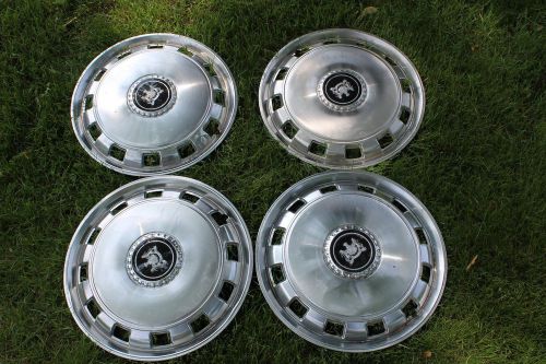 Vintage oem set of 4 1975-87 15&#034; hubcaps mercury grand marquis wheel covers