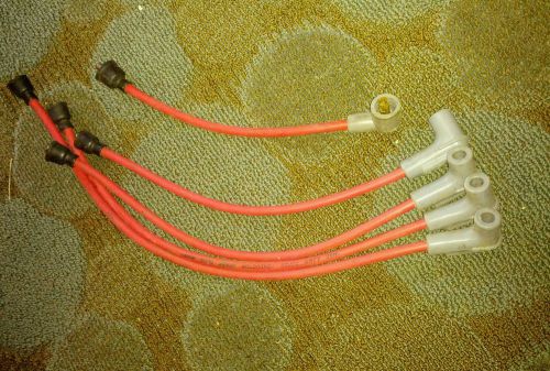 Msd 8.5 mm super conductor spark plug wire set for omc mercurser 3.0l 4 cyl