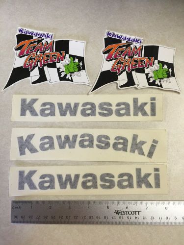 Retro kawasaki stickers