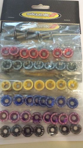 32 pcs jdm skunk style fender washer sets m6x10