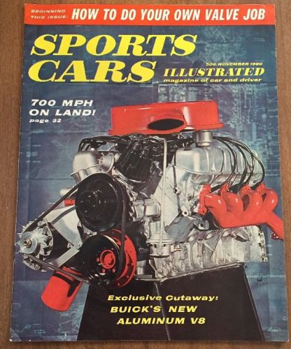 November 1960 buick aluminum v8 engine article reprint sports car illustrated