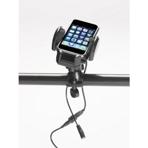 Echo black plug and go motorcycle handlebar cell phone/device holder and charger