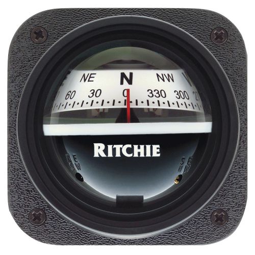 New ritchie v-527 kayak compass - bulkhead mount - white dial