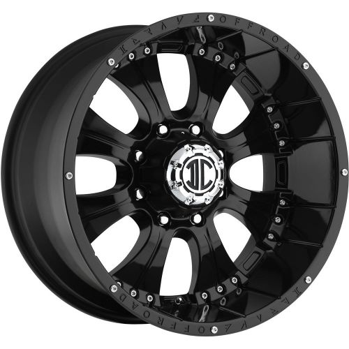 18x9 black xtreme nx-1 6x135 +12 rims free passer ct404 lt35x12.50r18 tires