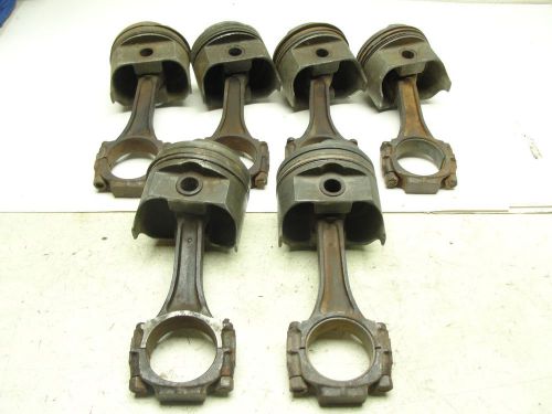 (6) bbc 396-375hp forged 3/8 dimpled chevrolet rods &amp; forged gm pistons