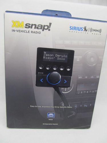 Sirius xm snap radio xsn1v1 including aux in cable &amp; mount antenna &amp; guides