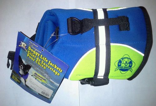 Paws aboard dog life vest w/grab handle, neoprene, for toy to 6 lbs, xxs, by1100