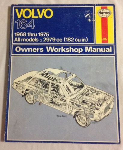 Volvo 164 series 1968-1975 all models 2979cc haynes repair manual 244