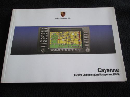 2006 porsche pcm manual navigation owner&#039;s book cayenne v6, s titanium, turbo s