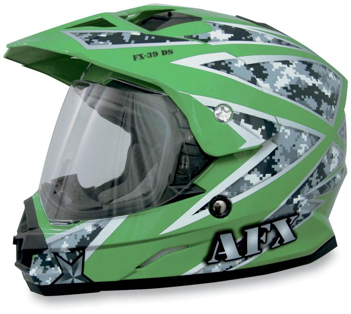 Afx fx-39 dual sport helmet urban green