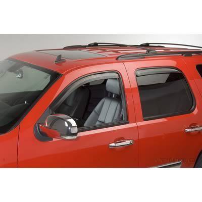 Putco element tinted window visors front and rear set of 4 polycarbonate smoke
