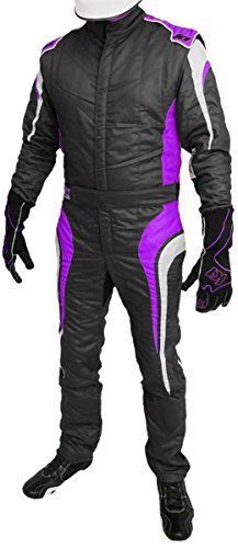K1 race gear gt nomex racing fire suit (sfi 3.2a/5) (purple large/xl)