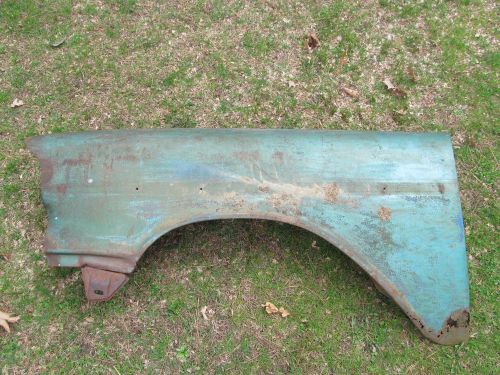 1957 chevrolet driver front fender used.