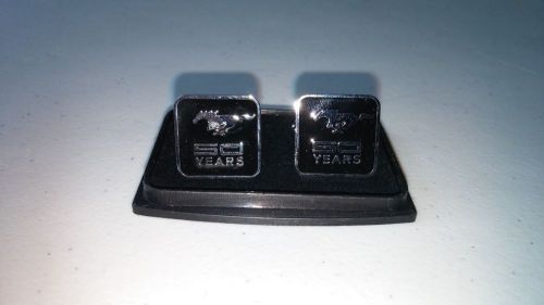 Ford mustang 50 year cuff links. new