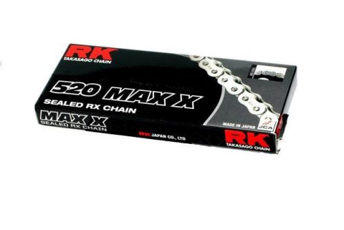 Rk 530 max-x chain 120 links black/chrome (530maxx-120-bc)