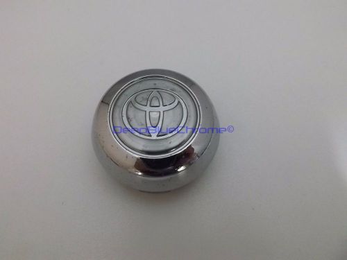 Toyota chrome wheel center cap prius 01-03 celica 01-09 hub genuine oem 2 1/8&#034;
