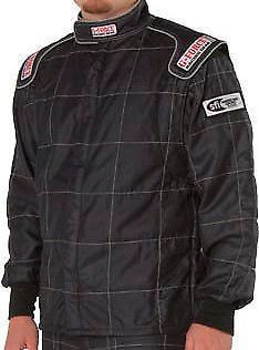 New g-force racing gear sfi 3.2a/5 nomex gf545 driving jacket black 4546 small