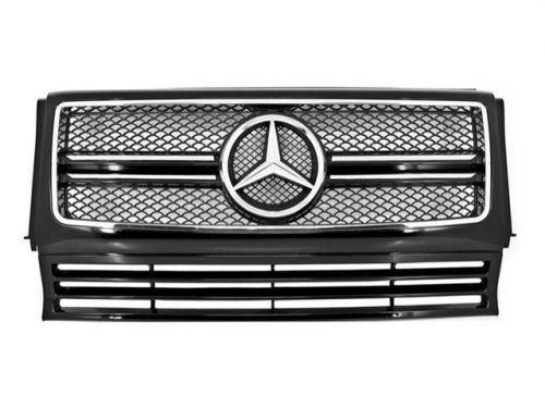 Mercedes g class w463 g55 g63 g65 amg grill chrome black 1990-2014