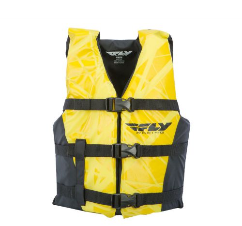 Fly racing youth vest life vest black/yellow os
