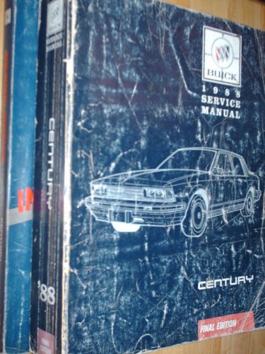 1988 buick century shop manual set original shop books