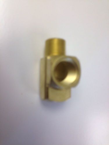 Brass pipe street tee fitting 3/8 npt air water fuel