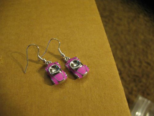 Volkswagen light purple beetle bug earrings jewelry vw bug earrings