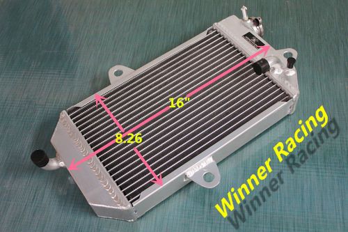 40mm core aluminum alloy radiator for go kart you can customize 16&#034; x 8.26&#034;