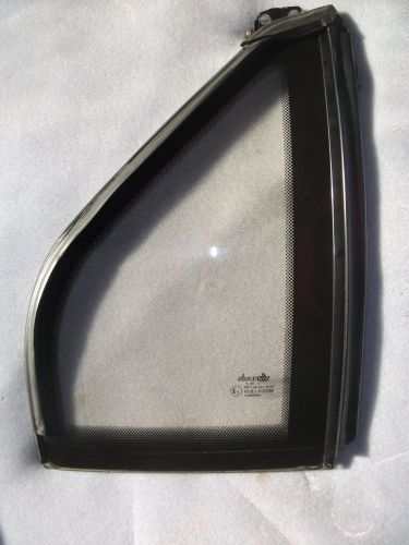 Cadillac allante convertible right side quarter window glass assembly