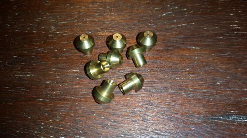 Top gun nitrous oxide n2o brass tuning drop-in flare jets nos 450 hp (qty 8)