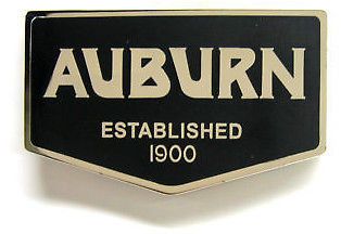 Emblem auburn automobile large 3&#034; speedster 851 852 866 1932 1933 1934 1935 1936