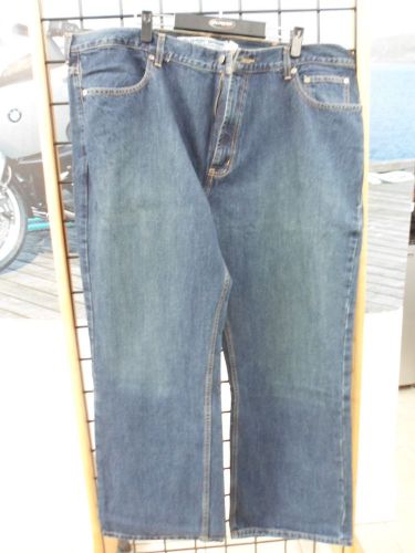 Nos harley davidson mens classic boot cut blue jean denim pants 99027-09vm