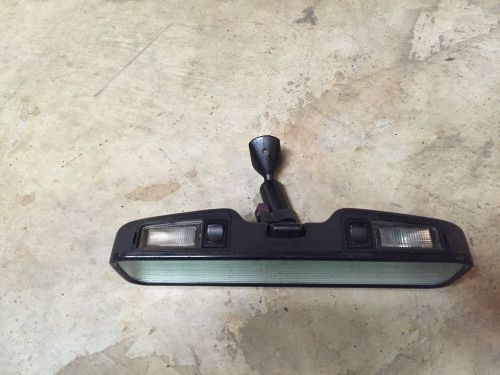 1987-1993 mustang fox body convertible rear view mirror with map lights oem
