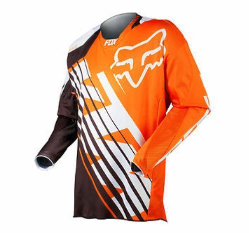 Fox 360 motocross jersey large new!  ktm orange motorcross mx atv off road