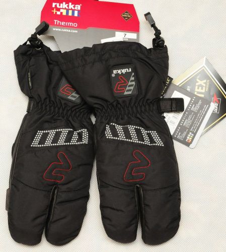 Rukka lobster gtx - gore-tex - new textile leather thermal gloves - size 7