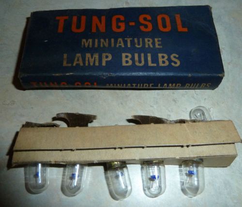 Vintage tung-sol box of 6  no 46  6-8 volt miniature lamp bulbs