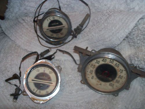 47&#039; to 54&#039;chevy pick up speedometer, amperes and oil, gasoline and water
