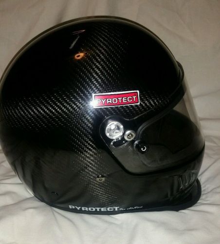 Pyrotect pro airflow carbon fiber duckbill helmet