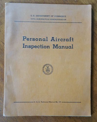Personal aircraft inspection manual 1950