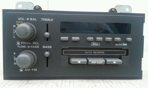 94 gmc sonoma radio tape deck oem delco model 16169165 head unit